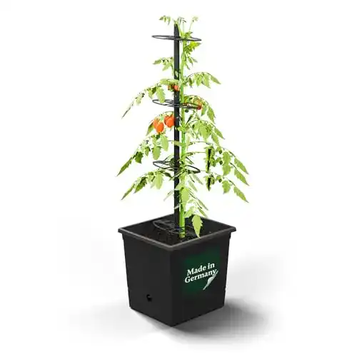 Tomatentopf Verdoba mit Rankhilfe und 3,5L Wasserspeicher