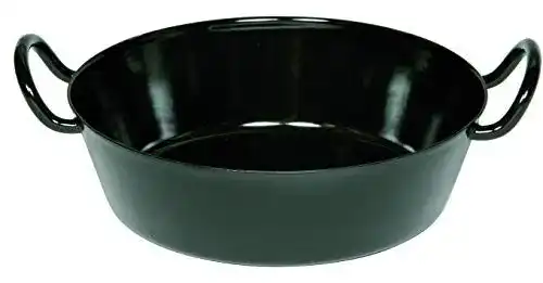 Emaille-Pfanne Riess 0383-022, Schnitzelpfanne 30 cm Classic