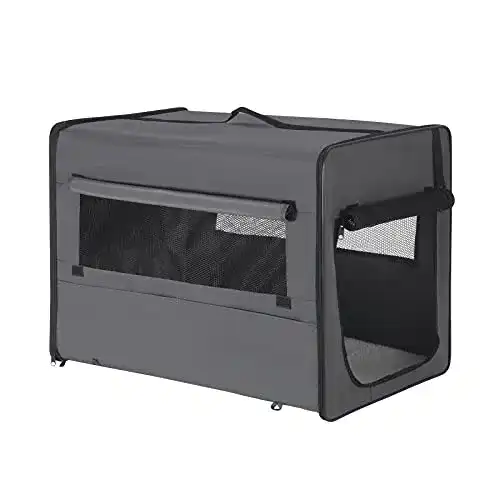Faltbare Hundebox EUGAD für mittlere Hunde bis 60 cm