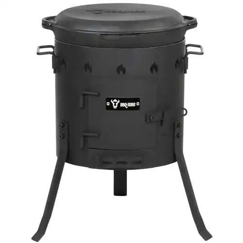 Outdoor Ofen BBQ-Toro Gusseisen Kazan Ø 35 cm mit 12,1 L Volumen