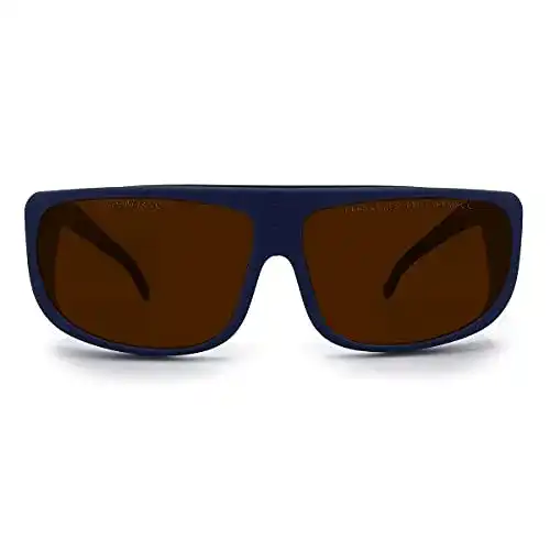 Laserschutzbrille Freemascot mit OD 6+ für 190-550nm und 800-1700nm