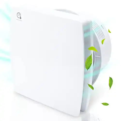 Badlüfter mit Feuchtigkeitssensor 100 mm für Badezimmer