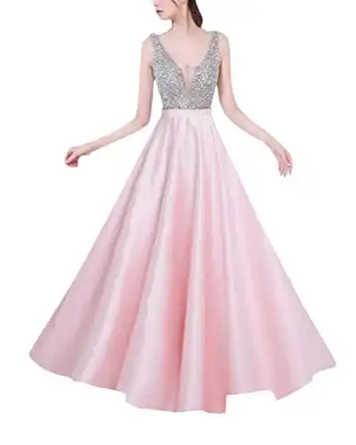 Ballkleid Minetom für Damen – Festliches Hochzeitskleid mit Glanz