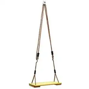 Brettschaukel Littletom aus Holz, verstellbar, 44×17,5 cm für Kinder