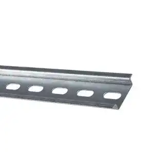 Hutschiene Wittkoware TS35 DIN mit Langlöchern aus verzinktem Stahl