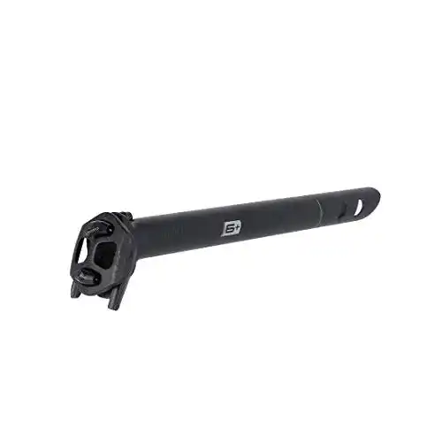 Ergotec Patentsattelstütze RAY 6+ Alu, schwarz, Ø27,2 x 350 mm