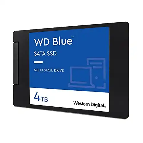 Western Digital WD Blue SATA SSD 4TB 2,5 Zoll interne Festplatte