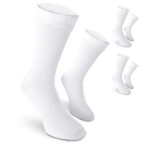 Socken Safersox für Herren im 3er Pack in Weiß, Größen 43-46