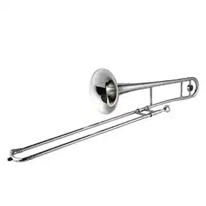 Alto Posaune Messing Bb Ton mit Kupfernickel Mundstück und Etui