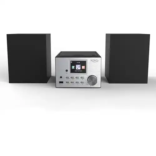 Xoro HMT 500 Pro Internetradio – Mikro Stereoanlage mit DAB+ und Bluetooth