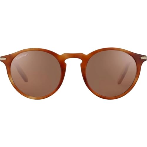 Serengeti Raffale Sonnenbrille Unisex in Shiny Caramel