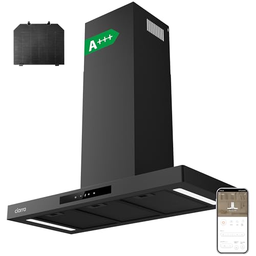 Ciarra CBCB9102-P Dunstabzugshaube 90 cm mit Wi-Fi Steuerung