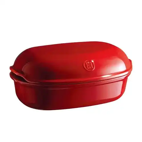 Brottopf Emile Henry EH349501 aus Keramik in Rot, groß, 5 l