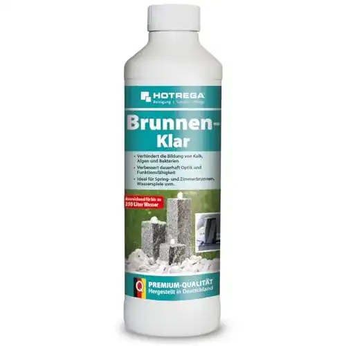 Brunnenreiniger Hotrega Brunnen-Klar 500 ml für Kalk, Algen und Bakterien