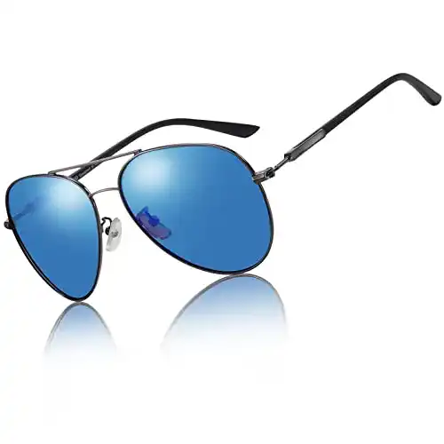 Duco Sonnenbrille Herren mit polarisierten Gläsern und UV-Schutz