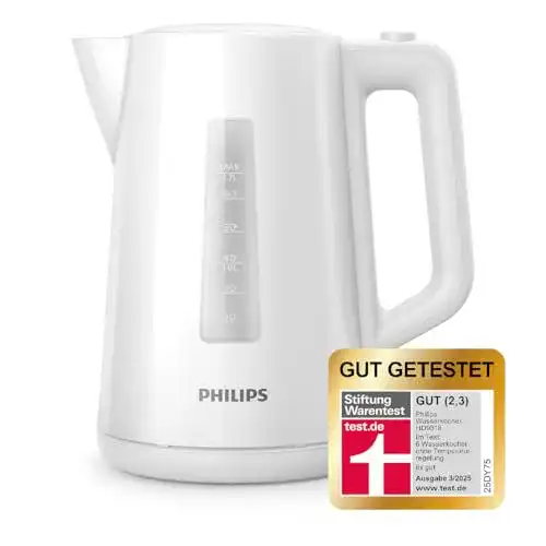 Philips Wasserkocher mit 1,7 L Fassungsvermögen und Kontrollanzeige