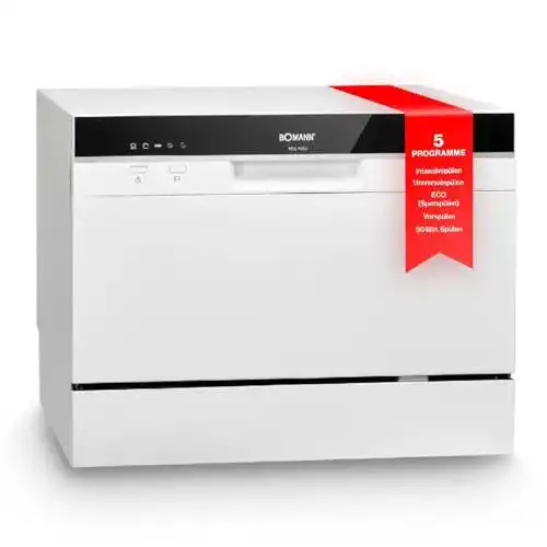 Geschirrspüler 55 cm breit von Bomann Mini Spülmaschine für kleine Küchen