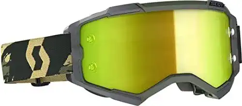 Scott Skibrille Goggle Fury Camo Khaki Gelb Chromatisch