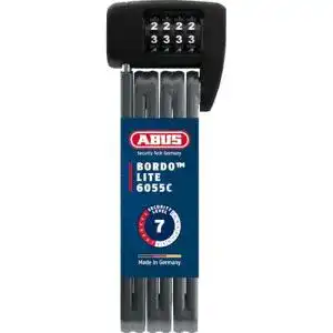 Abus Faltschloss Bordo Lite 6055C SH mit Halterung und Zahlencode