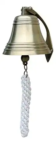 Schiffsglocke aus Antikem Material mit 12,5 cm Durchmesser