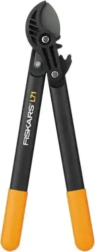 Fiskars PowerGear Amboss-Getriebeastschere für präzises Schneiden