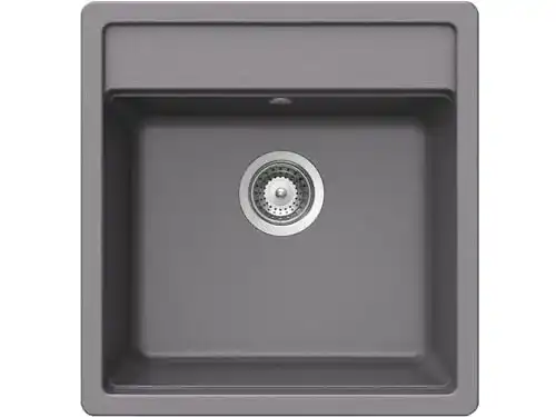 Küchenspüle Schock Nemo N-100S Croma 49 x 51 cm