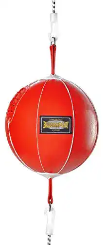 Doppelendball aus Leder für Box- und Reflextraining