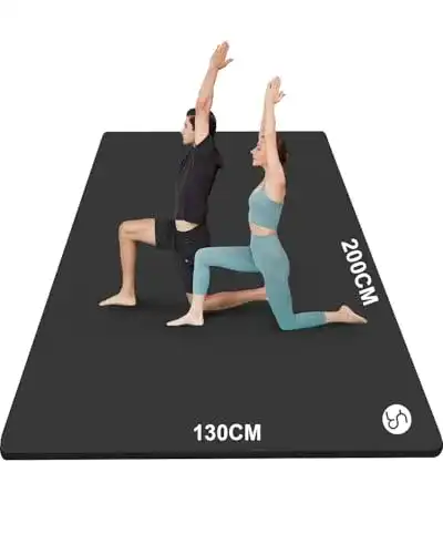 Yogamatte XXL Rytmat 200 x 130 x 2 cm für Fitness und Yoga