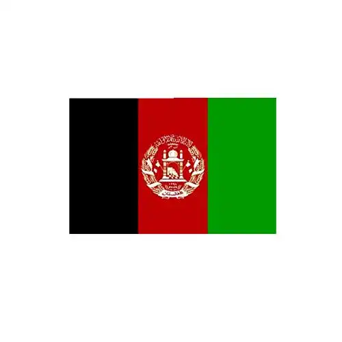 Afghanistan-Flagge 90×150 cm aus Polyester-Pongee