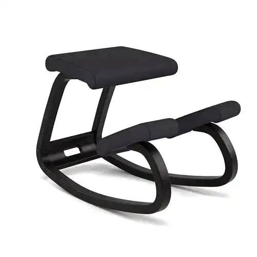 Kniestuhl Varier Variable Balans Ergonomischer Stuhl Schwarz
