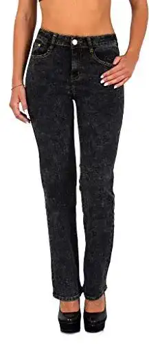 Esra Damen Jeanshose Straight Fit G200 in verschiedenen Farben