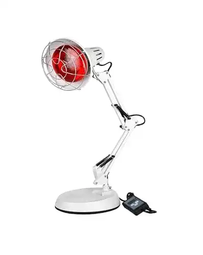 Relassy Infrarotlampe 150W mit 10 Temperaturstufen