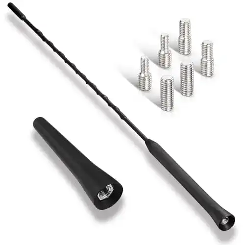 Autoantenne IZyufan 2 Stück 6,5 cm und 24 cm für Kfz