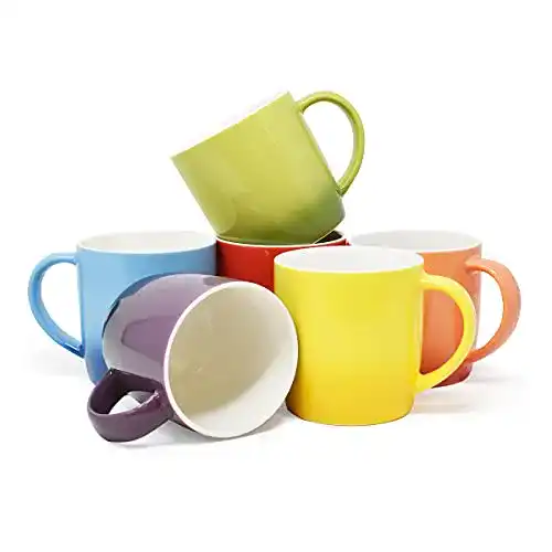 Kaffeetassen Joeji’s Kitchen Set aus Steingut, 6 Stück in verschiedenen Farben