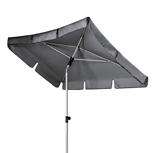 Doppler Active Sonnenschirm Rechteckiger, knickbarer Sonnenschutz für Terrasse