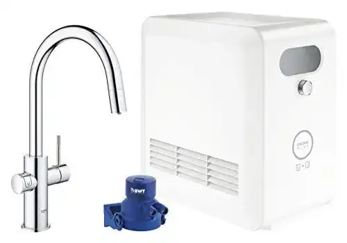 GROHE Blue Professional Sodaarmatur mit C-Auslauf Kit und Bluetooth
