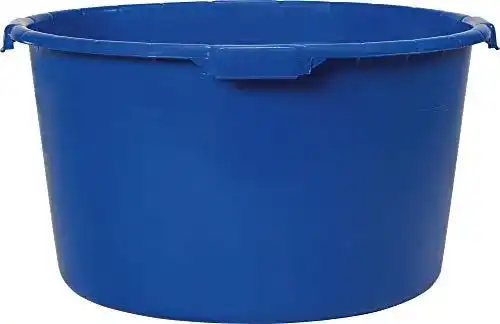 Mörtelkübel 90 Liter mit verstärktem Boden in Blau