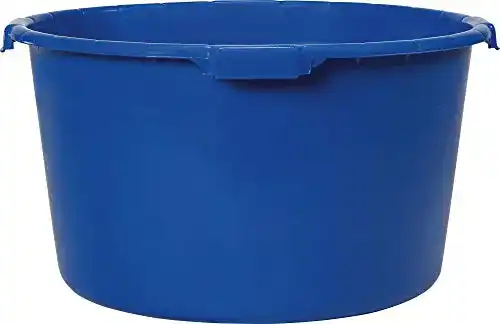 Mörtelkübel 90 Liter mit verstärktem Boden in Blau