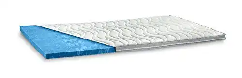 Gelschaum-Topper 100×200 cm mit waschbarem Bezug