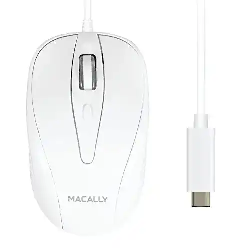 USB-C Maus von Macally UCTURBO für MacBook und andere Geräte
