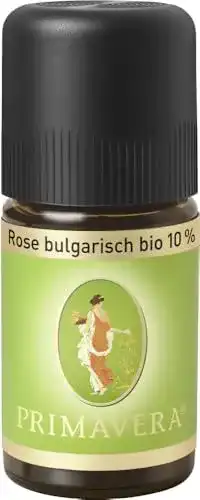 Rosenöl Primavera Life Rose bulgarisch bio 10% in 6 x 5 ml Packung