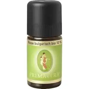 Rosenöl Primavera Life Rose bulgarisch bio 10% in 6 x 5 ml Packung