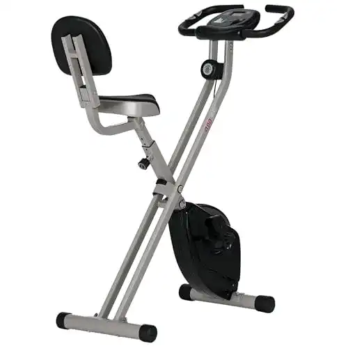 Homcom Heimtrainer Klappbarer Fahrradtrainer mit Magnetbremssystem