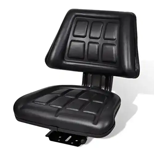 Traktorsitz Vidaxl Universal mit Rückenlehne für Traktoren und Schlepper