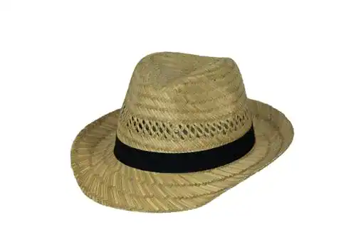 Strohhut für Damen und Herren im Sommer Black Jungle Varadero