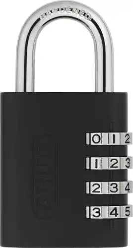 Abus Zahlenschloss 158KC/45 AP050 – Vorhängeschloss mit Zahlencode