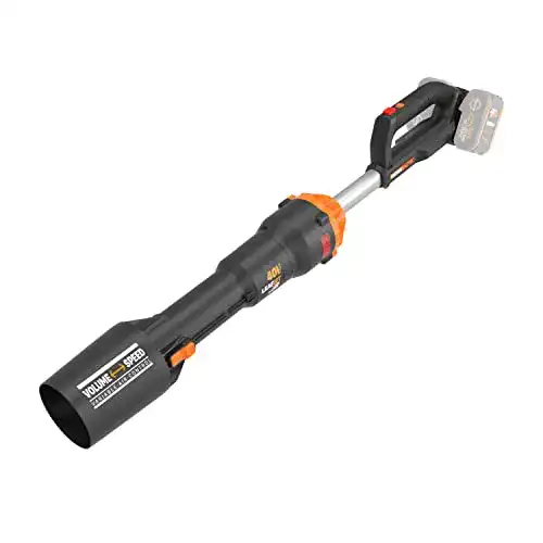 Worx NITRO 40V Akku-Laubbläser WG585E.9 – bürstenloser Motor, 3 Geschwindigkeiten