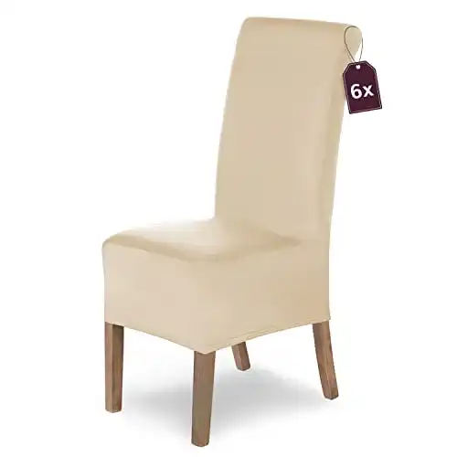 Stuhlhusse 6er Set von Scheffler-Home für eleganten Stuhlschutz