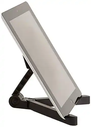 Verstellbarer Tablet-Ständer von Amazon Basics in Schwarz
