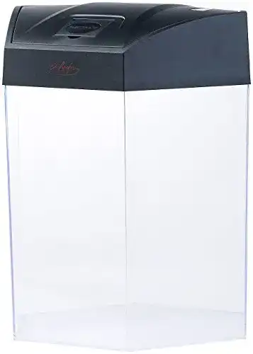 Aquarium Infactory Nano: Beleuchtetes Panorama-Hexagon Komplett-Set 19 l